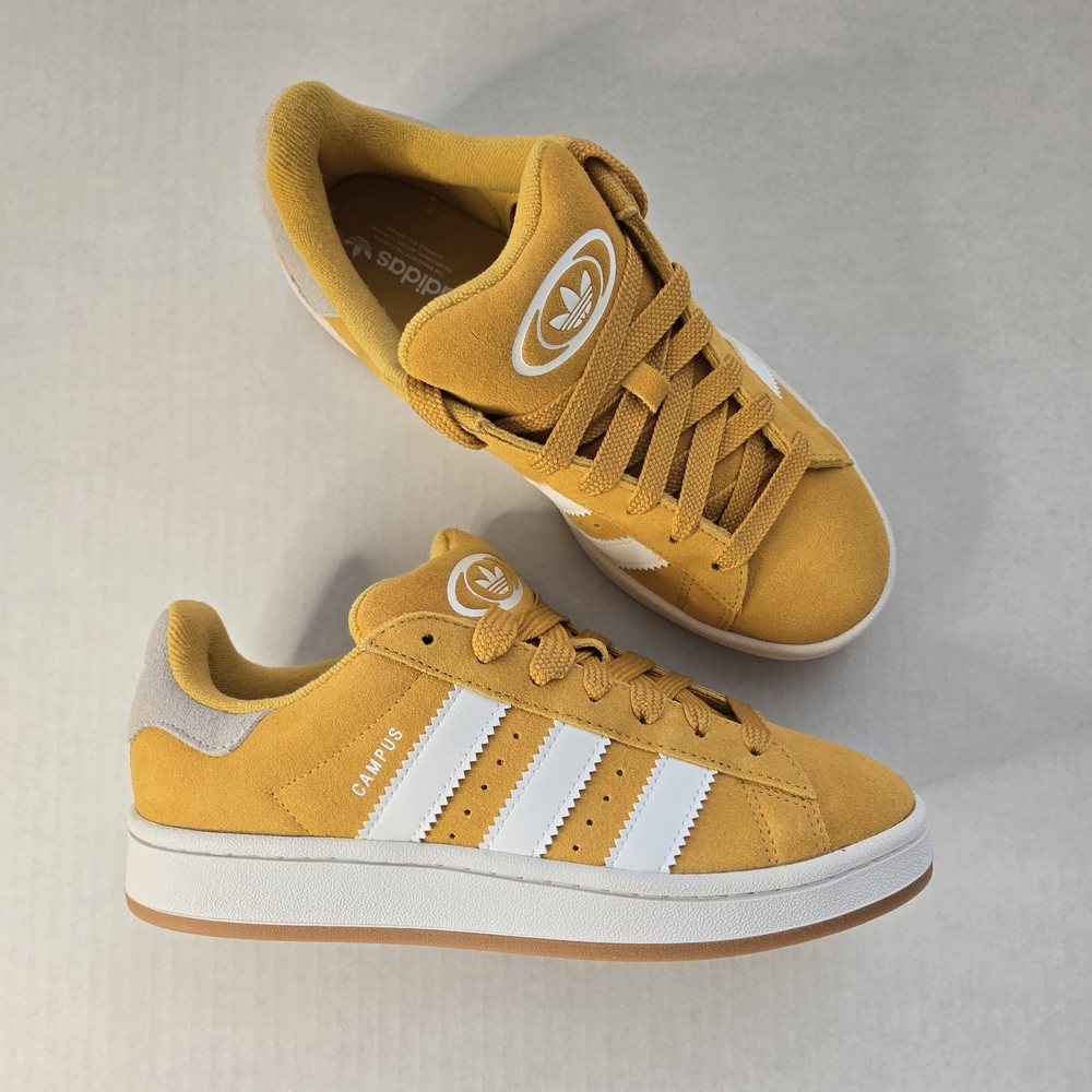 Adidas Mustard Yellow Campus 00 Sneakers - Big Kids Size 7 - New